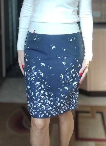 Women Laura Ashley Skirt White 36