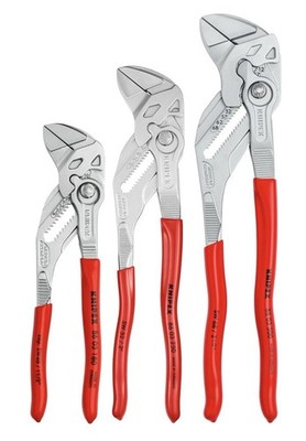 KNIPEX Tools 00 20 06 Us2 Pliers Wrench 3-piece Set