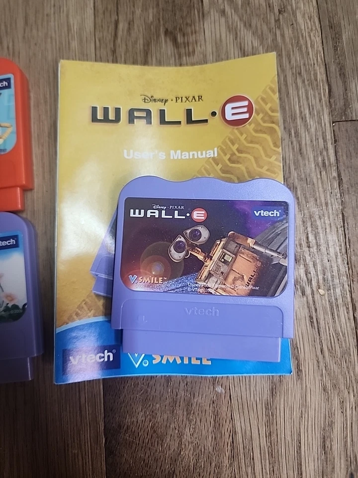 Vtech VSmile Lot Of 4 Video Games Disney, Cars, Tinkerbell, Toy Story 2, Wall E - Image 4 of 4