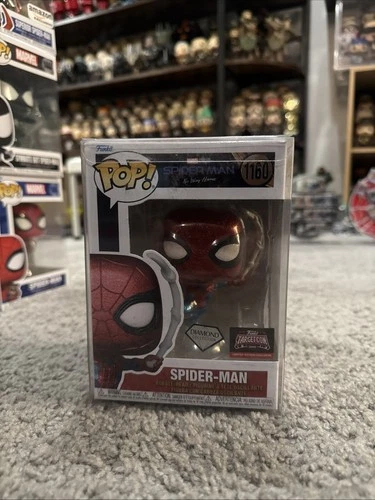 Funko Pop! Marvel 1160 Spider-Man Target Con 2023 Vinyl Figure Diamond Edition