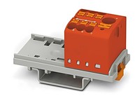 3273070 Verbinder: Schienen- 24A 690V Push-In Pa 0,14-4Mm2 Klemmen: 7 Phoenix Co
