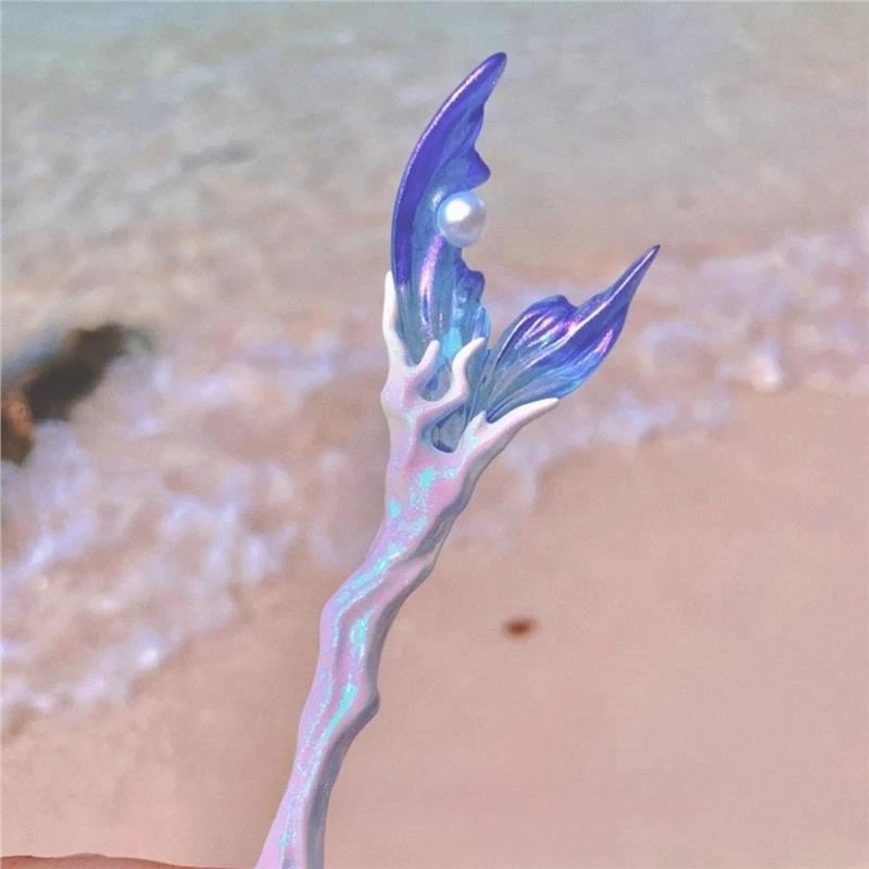 Accessorio Per Capelli A Pin Fata Principessa Con Coda Di Sirena Carina - Immagine 3 di 4