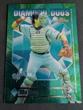 1997 Topps Chrome Diamond Duos - Mike Piazza/Hideo Nomo #DD8 Refractor NM
