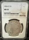 1904-O Morgan Silver Dollar NGC MS-63