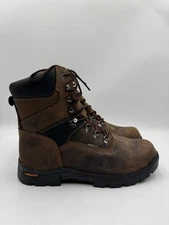 CAROLINA CATHODE 8" COMPOSITE TOE WATERPROOF WORK BOOT BROWN LEATHER SIZE 14D