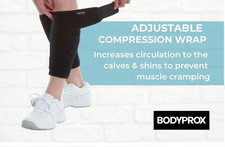 Calf Support Brace Pack, Adjustable Shin Splint Compression Calf Wrap, 2 Pack