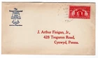 #627 Sesquicentennial Exposition 1928 FDC Planty #3 King of Prussia 1st Griffin