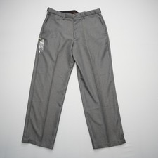 Haggar Mens Cool 18 Dress Pants Size 38 x 31 Grey Non Iron Slacks NWT