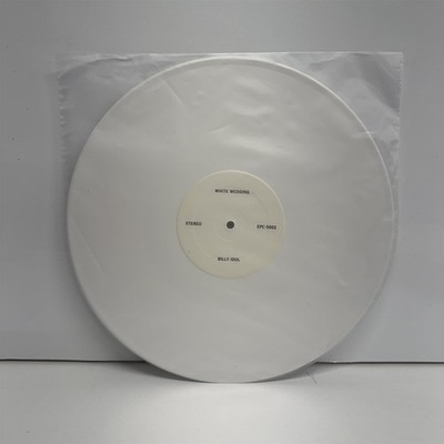 Billy Idol - White Wedding Advance Promo White 12'' Vinyl Single - VG+/Generic