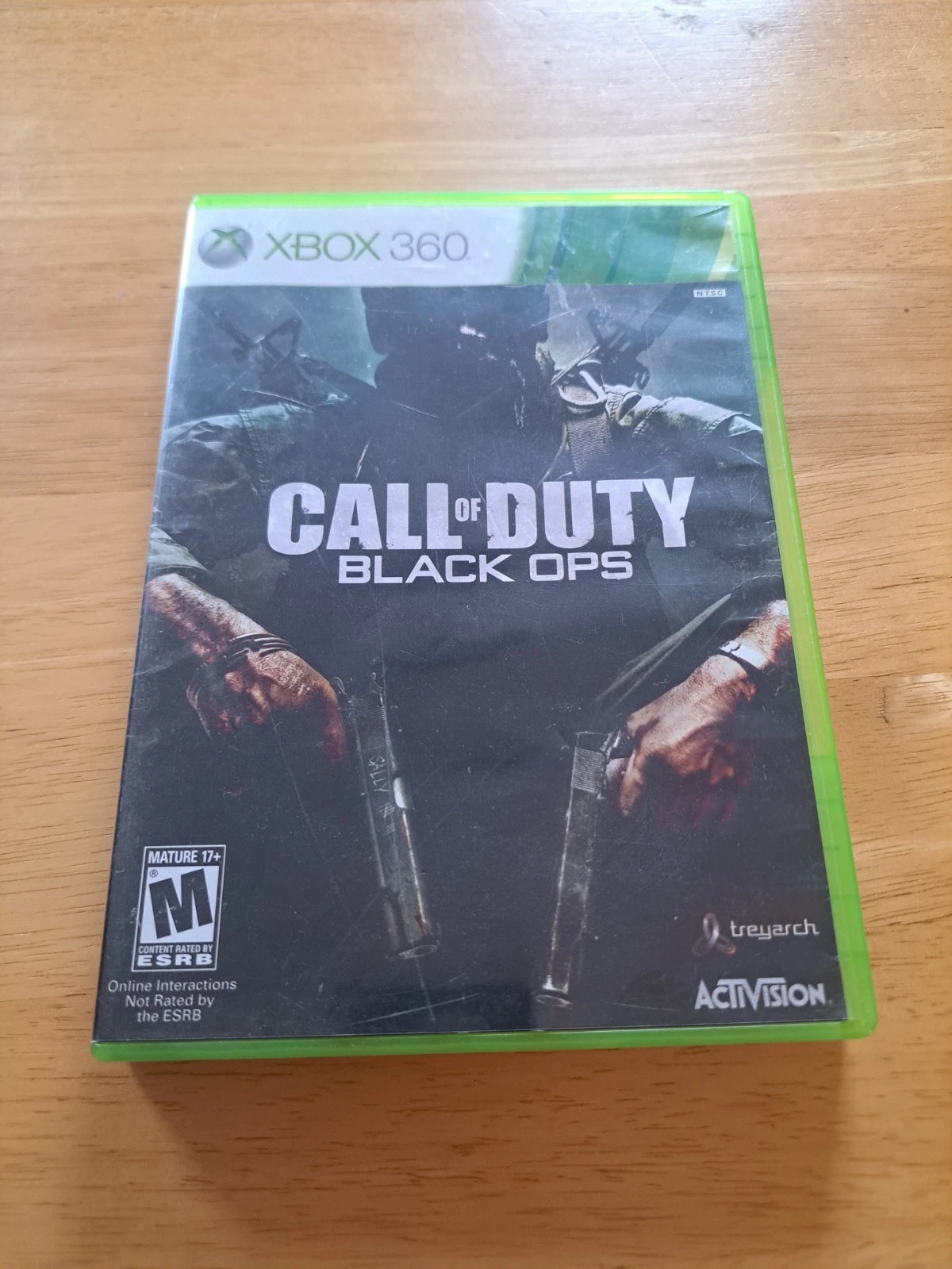 Call of Duty: Black Ops (M) - Microsoft Xbox 360 CASE AND MANUAL ONLY