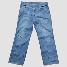 VTG 1970s Wrangler Chino bootcut straight denim Jeans W36 L29