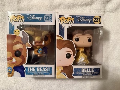 Disney s Beauty & The Beast Funko Pop!-NIB-A+ Condition-lot Of 2- Beauty & Beast