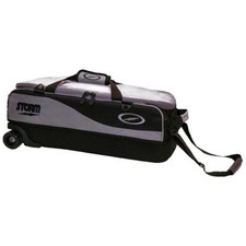 Storm 3 Ball Tournament Tote Bowling Bag with wheels Black/Grey