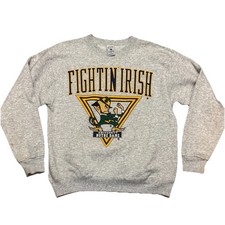 Vintage Notre Dame Fighting Irish Crewneck Sweatshirt Size XL 90s NCAA