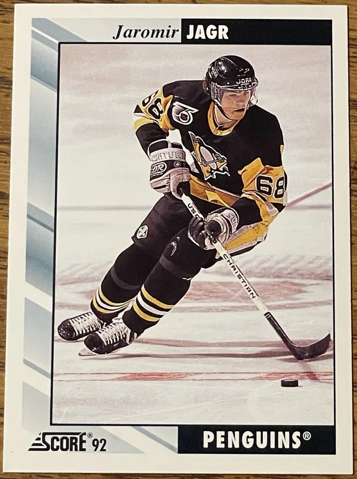 Jaromir Jagr 1992-93 SCORE Hockey Card #113 Pittsburgh Penguins NHL Free Ship - Image 3 of 3