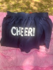 new large navy "cheer" soffe shorts