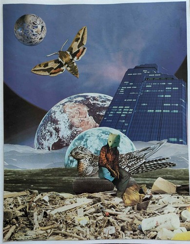 Dystopian Sci-fi Fantasy Artwork - Original Handmade Collages - Picture 14 of 16