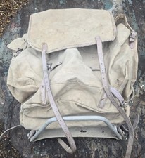  Brown Best, Cresta Delux Vintage  Canvas Rucksack 1950s/60s.