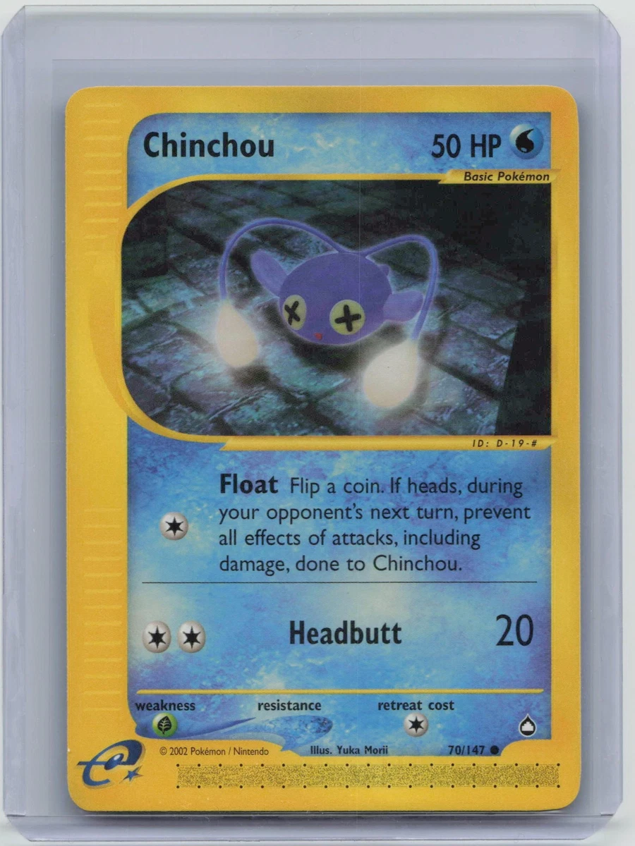 Chinchou Pokémon TCG Cards for sale