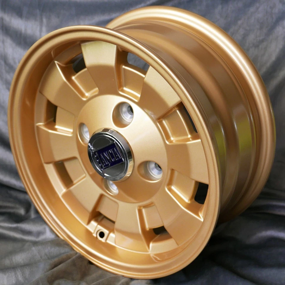 14 Zoll Felgen CD28 6x14" 4x130 ET22,5 90,1 Gold Lancia 2000 Fulvia - Bild 1 von 1
