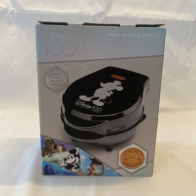 Disney 100, Mickey Mouse, 4  Mini Waffle Maker, By Select Brands, Inc.