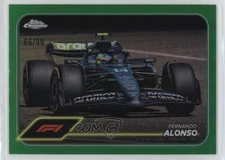 2024 Topps Chrome Formula 1 F1 Cars Green Refractor /99 Fernando Alonso #83