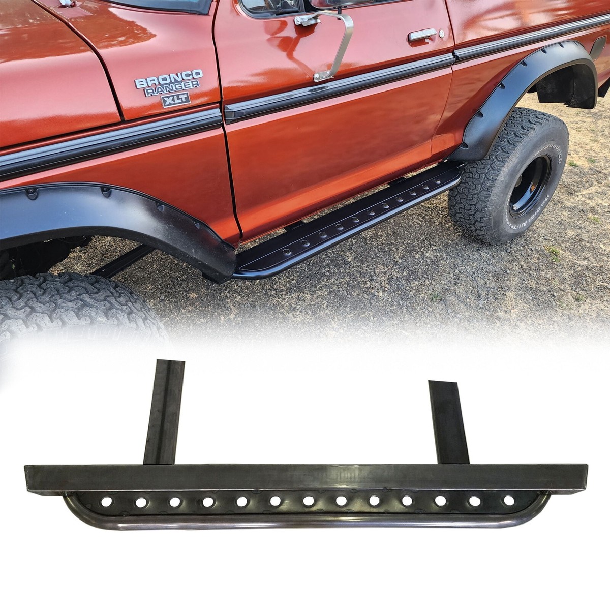 1978-1979 Ford Bronco Dimpled Running Side Steps | eBay