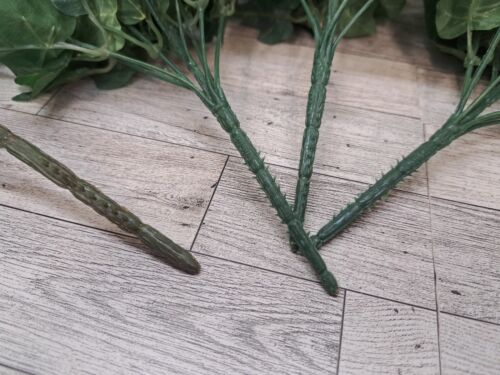 (4) Artificial Silk Faux Green Ivy Plant Pick Stem Bunch Approx 14" Inches - Picture 18 of 21