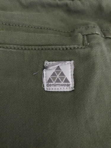 Great pair of army green cuffed ankle cargo trousers sixe 14 by ZARA - Picture 8 of 8