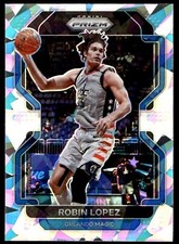 2021-22 Panini Prizm Silver Cracked Ice Robin Lopez #34