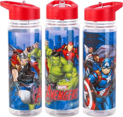 Kids Character Water Bottle 650ml with Straw – BPA-Free, Leakproof, Fun Design