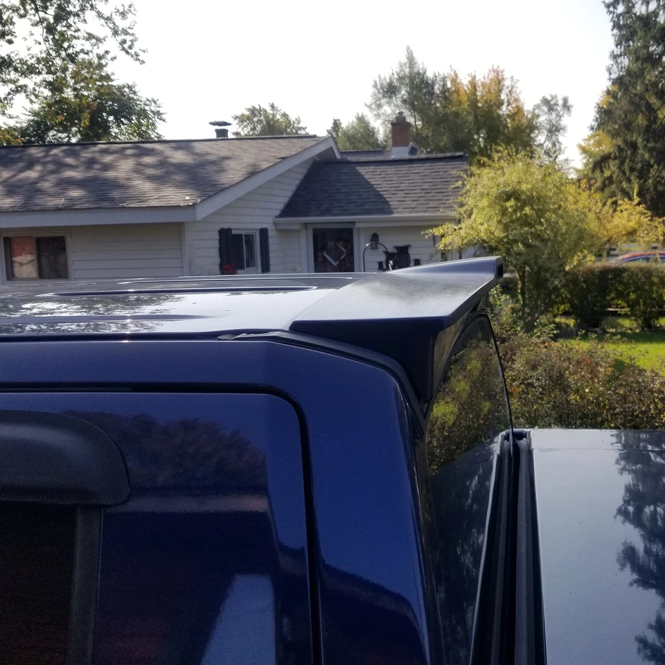 For 09 10 11 12 13 14 Ford F-150 BLACK Trunk Roof Spoiler Lip Wing All Cabs F150 - Imagem 4 de 4