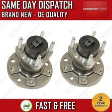 VAUXHALL ASTRA G MK4 REAR WHEEL BEARING 5 STUD+ABS SENSOR 1998 2005 KIT PAIR X2