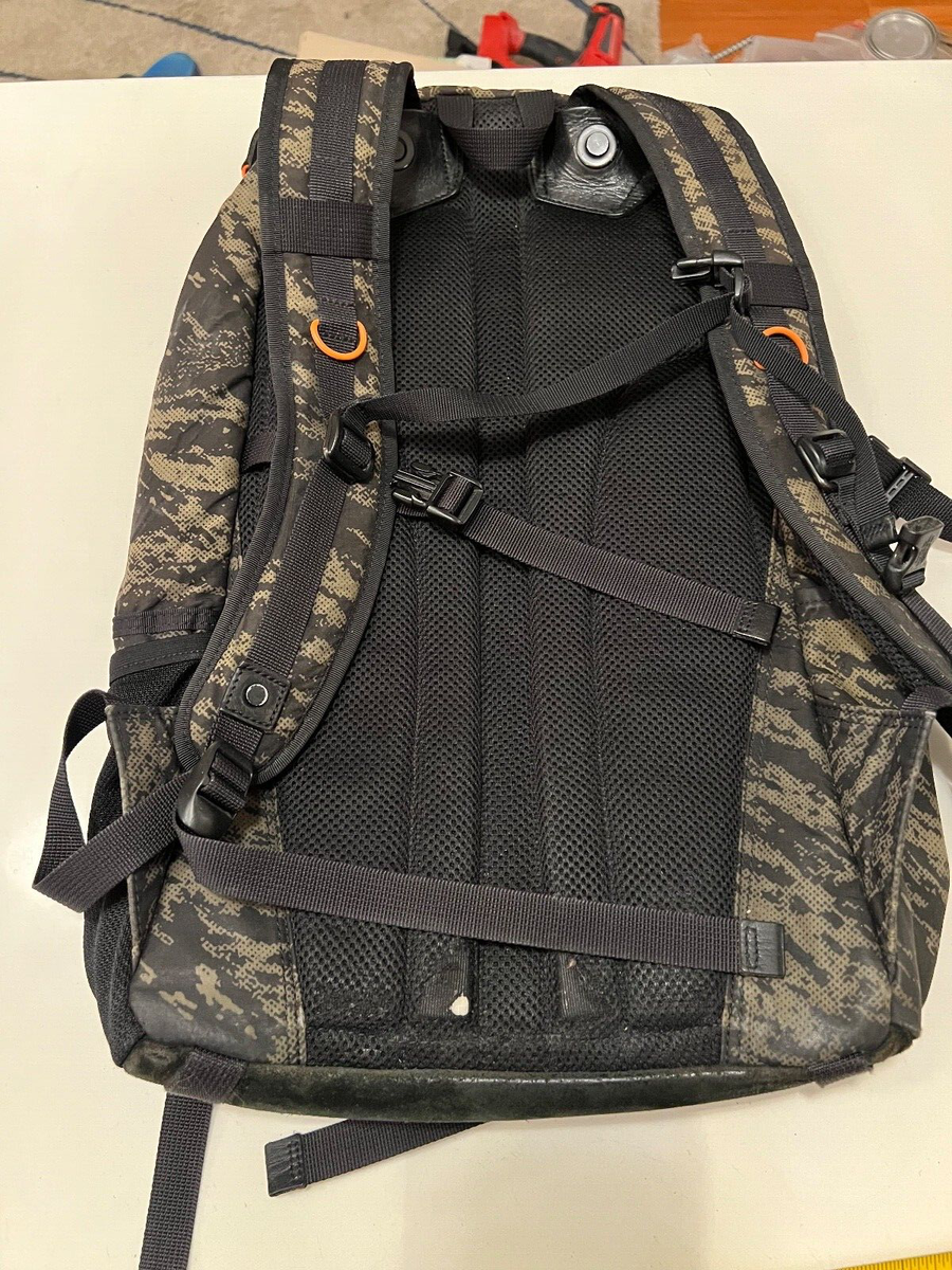 Rag & Bone Backpack Black/Orange Camouflage Suede Bottom Porter