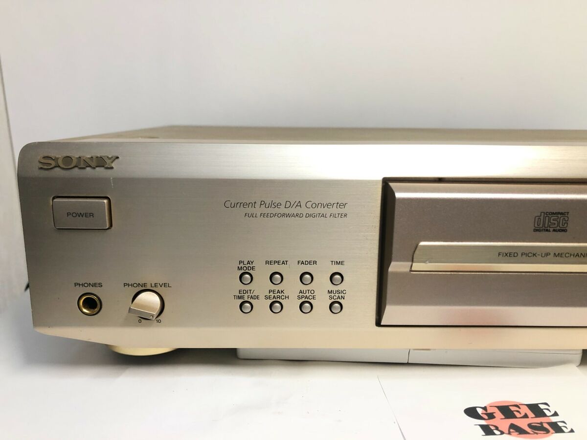 SONY CDP-XE900 CD Player Silver 100V Good Working Free SONY CDP-XE900 CD Player Silver 100V Good Working Free