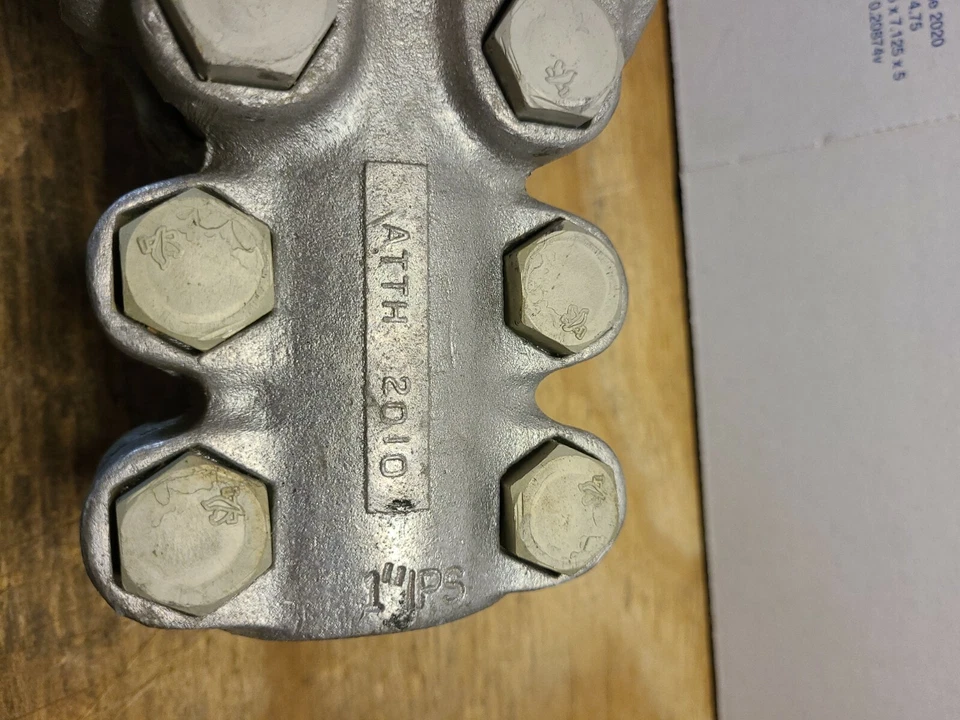 Anderson  Substation Pipe Tee Connector....1" IPS - 2" IPS..SEE PHOTOS.. - Image 4 of 4