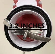 TOTO Adjustable Flush Valve, 3.2 Inch One Piece Toilet with Silicone Flapper