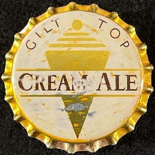 GILT TOP CREAM ALE UNUSED CORK BOTTLE CAP SPOKANE BREWERIES WASHINGTON CROWNS WA