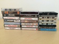LOT OF 25 VINTAGE CASSETTE TAPES MIXED GENRES JAZZ POP CLASSIC BIG BAND MORE