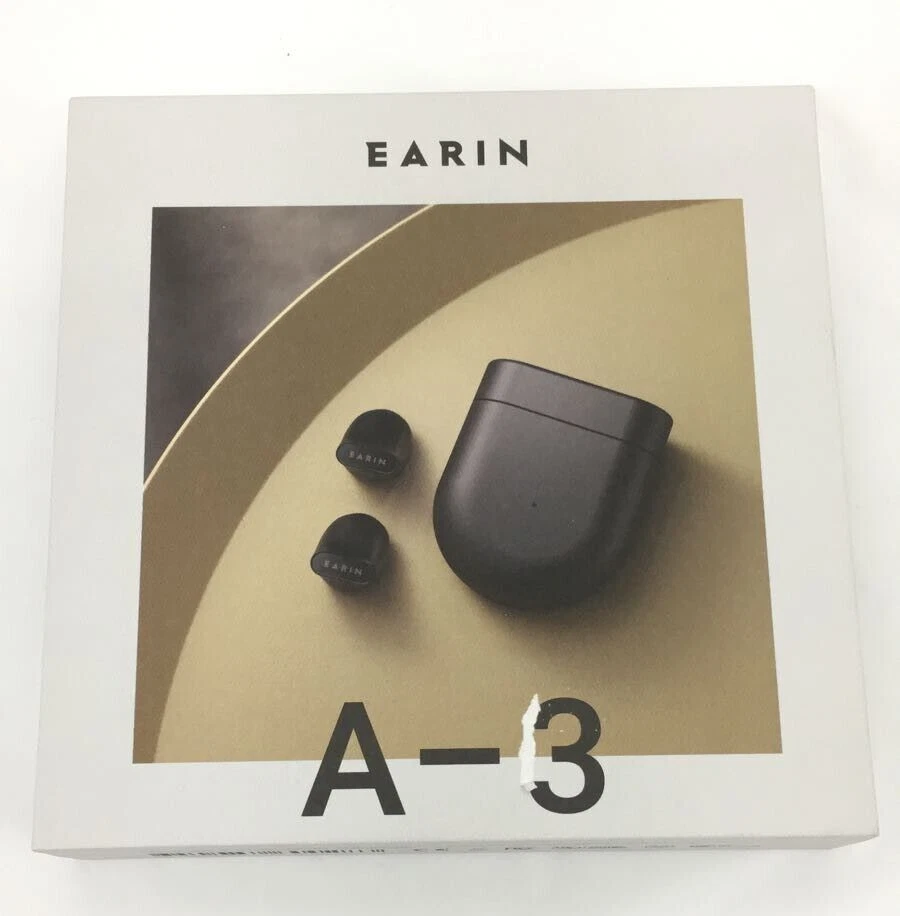 Earin A-3 Black Article Wireless Earbuds Bluetooth earphones Used