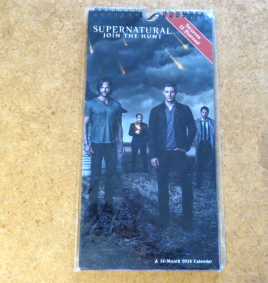 Supernatural Calendar 2016 -  Sam Dean Castiel Crowley - Jensen Ackles - NEW
