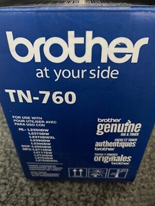 Genuine OEM Brother TN760 TN-760 HIGH-YIELD TONER CARTRIDGE Factory Sealed Foil | eBay
