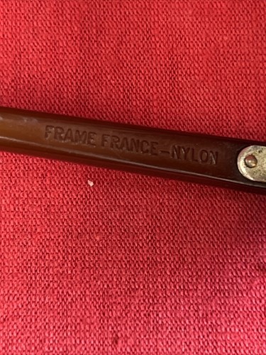 Vtge Ray Ban Bausch & Lomb Wings Brown Nylon Aviator Sunglasses Made In France R - Picture 5 of 5