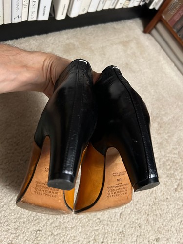 Maison Martin Margiela Open Toe Boots Heel ankle Booties Women EU 39, 8 us italy - Picture 12 of 17