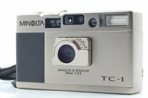 [W idealnym stanie] Minolta TC-1 35mm Point & Shoot Film Korpus aparatu z Japonii - Zdjęcie 1 z 12