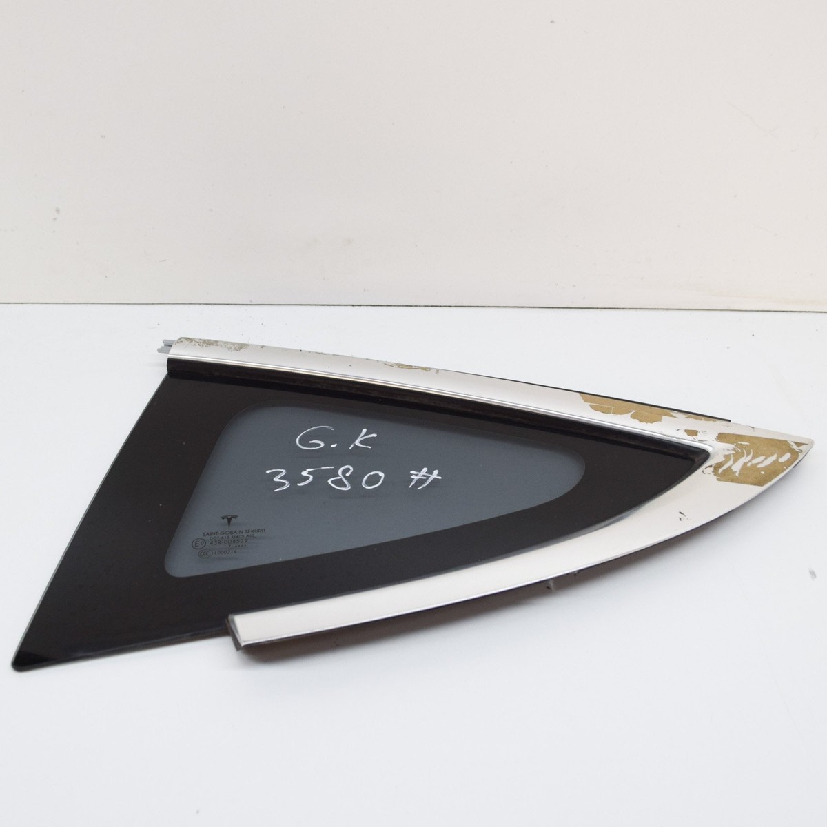TESLA MODEL 3 Rear Left Quarter Window Glass 43R-004529