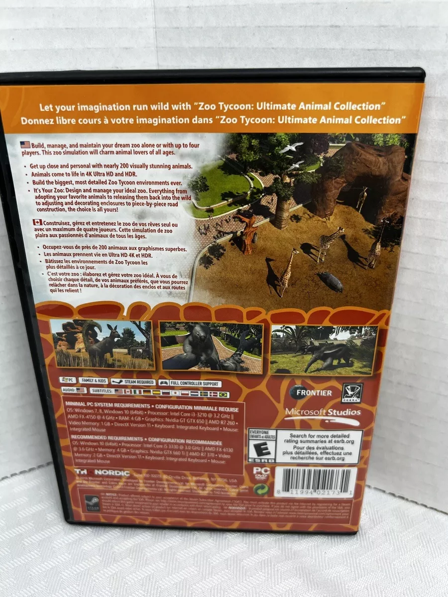  Zoo Tycoon: Ultimate Animal Collection - PC : Video Games