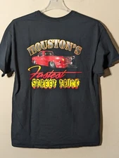 Rare Houston's Iconic Oddball Turbo Speed Shop Grudge Street Racing Truck Sz XL