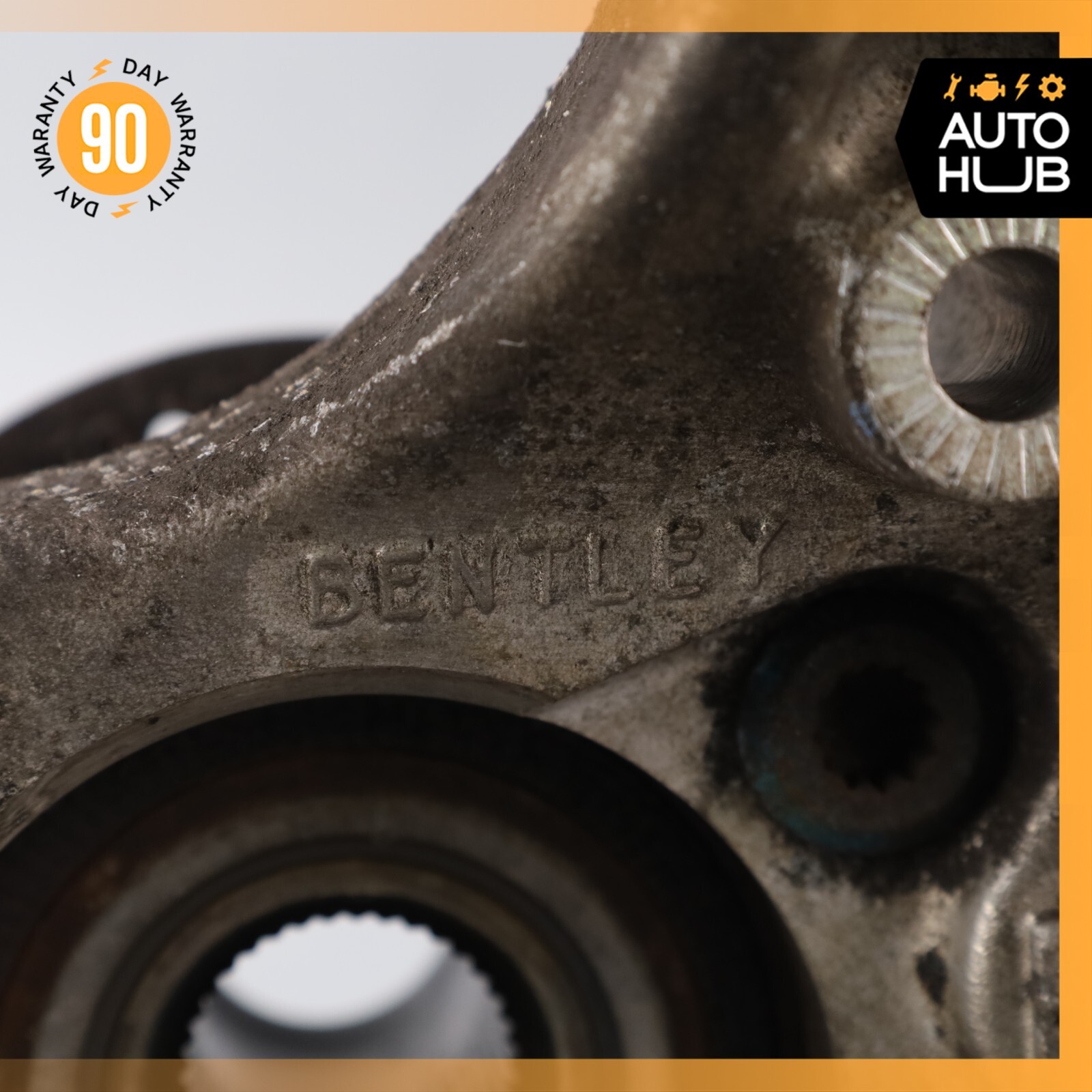 07-11 Bentley Continental GTC Rear Right Side Spindle Knuckle Hub OEM 62k