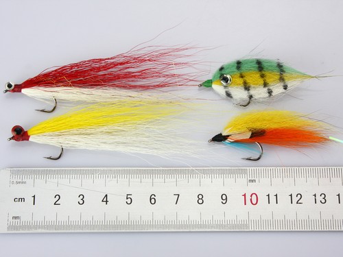 Esca Minnow mosca acqua salata mosche esche da pesca ganci 40 pz - Foto 11 di 11